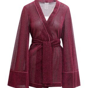 Oséree Lumiere Wrap Short Kaftan Pink